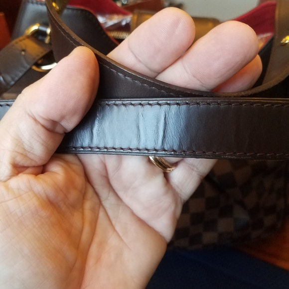 SOLD@!Louis Vuitton Damier Ebene Sistina GM Handba - Picture 5 of 12